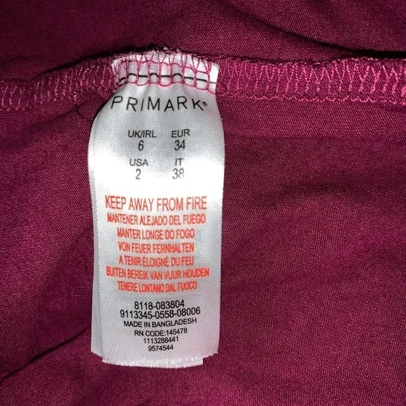 PRIMARK LONG SLEEVE BODYSUIT - Picture 4 of 5